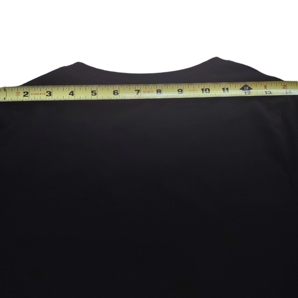 No Boundaries Black Scoop Neck Top Junior's Large - Picture 7 of 8